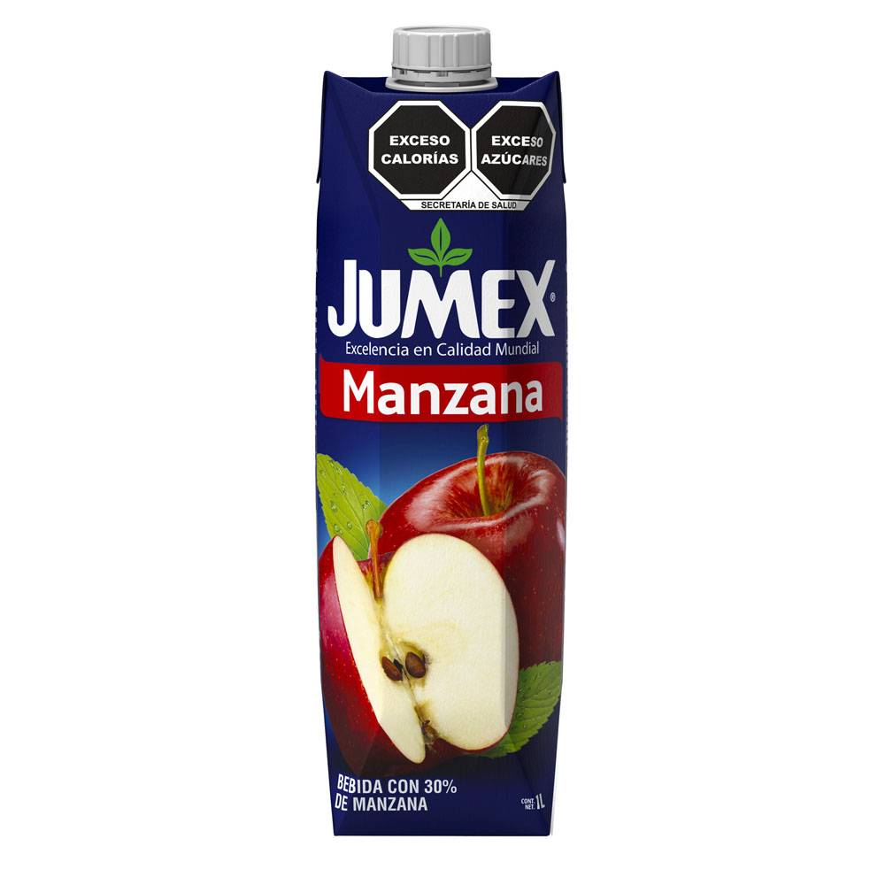 Jumex bebida con jugo de manzana (frasco 450 ml)