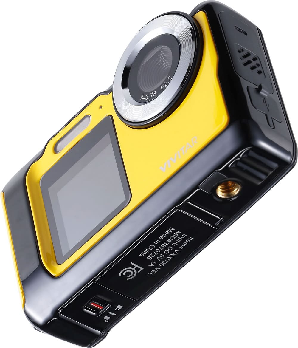 Vivitar - Dual Screen Waterproof Camera with 16x Digital Zoom and