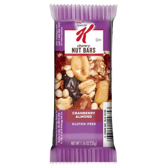Special K Gluten-Free Chewy Chocolate Almond Nut Bars