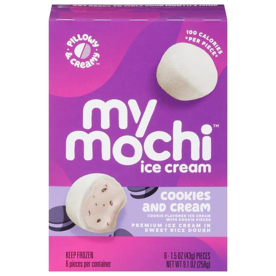 My Mochi Cookies and Cream Ice Cream (6 ct)