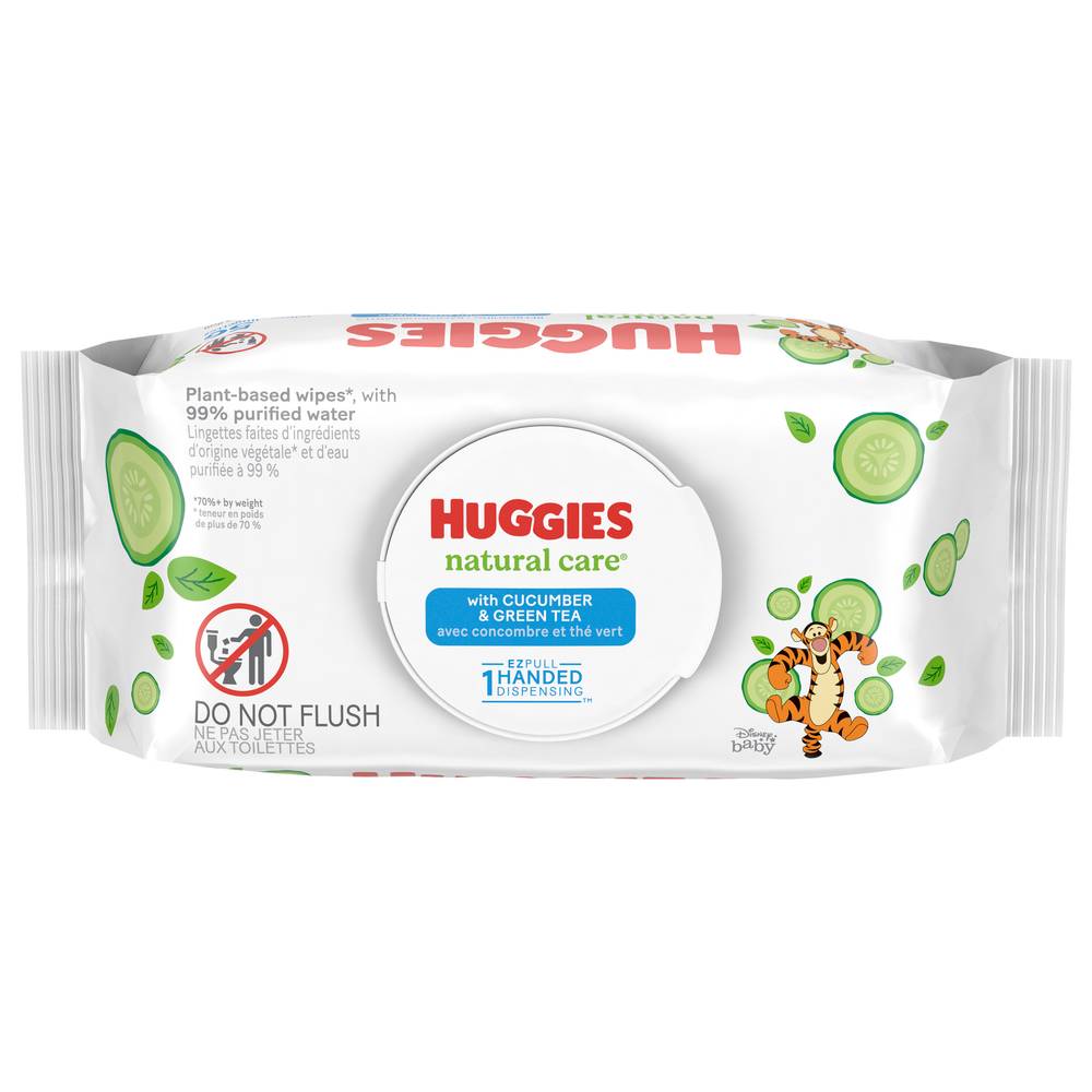 Huggies Natural Care Cucumber & Green Tea Wipes (56 ct)