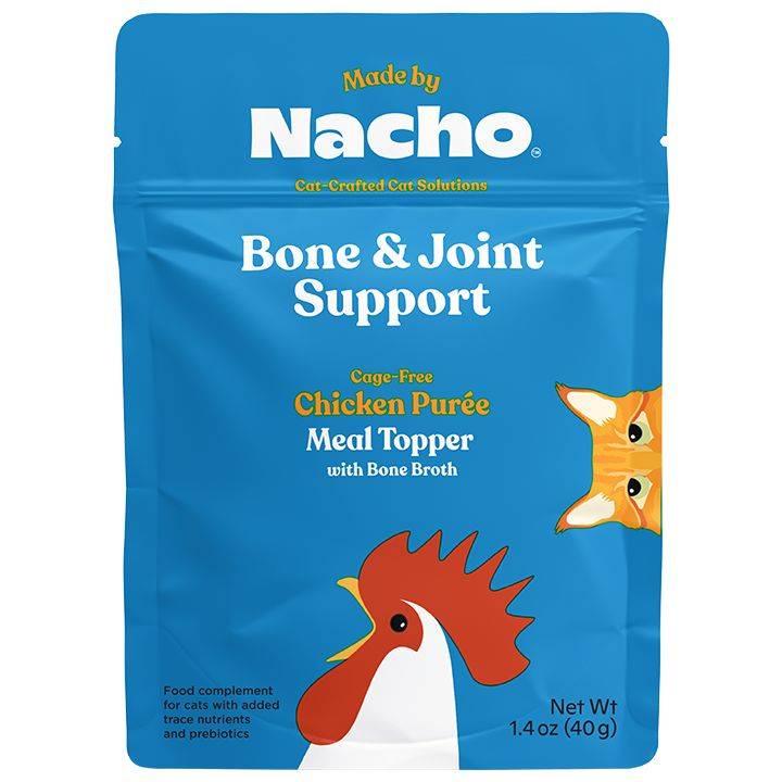 Made By Nacho™ Bone & Joint Support Cat Meal Topper with Bone Broth - Chicken (Flavor: Chicken, Size: 1.4 Oz)
