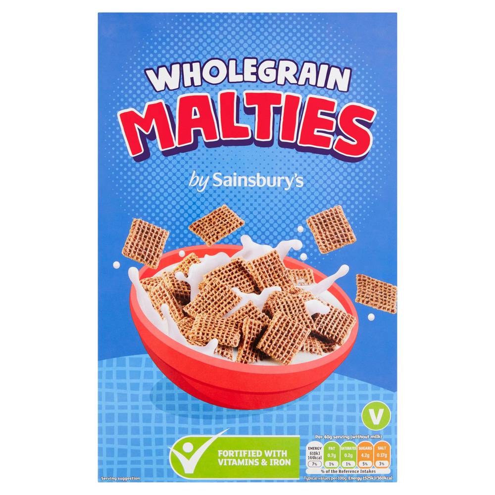 Sainsbury's Wholegrain Malties Cereal 750g