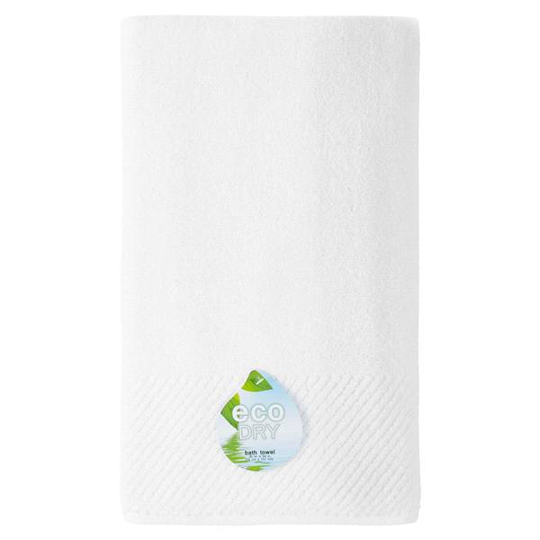Eco Dry Bath Towel (30 in x 54 in/white)