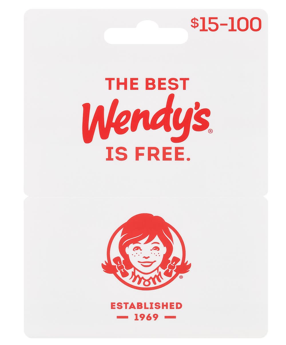 Wendy's Gift Card Delivery Near Me | Order Online | Uber Eats