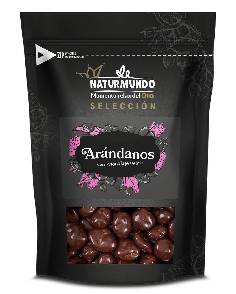 Arándanos Recubiertos De Chocolate Negro Naturmundo De Dia Bolsa 150 G