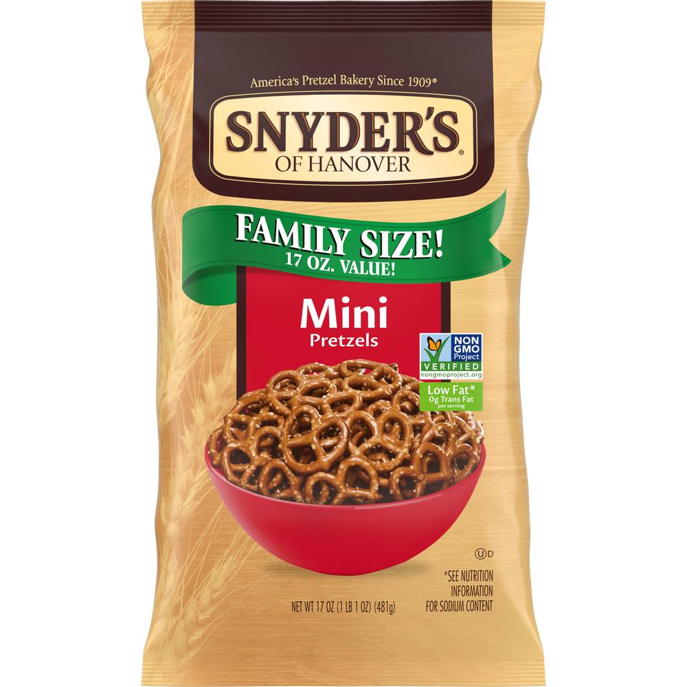 Snyder's Of Hanover Mini Pretzels Family Size