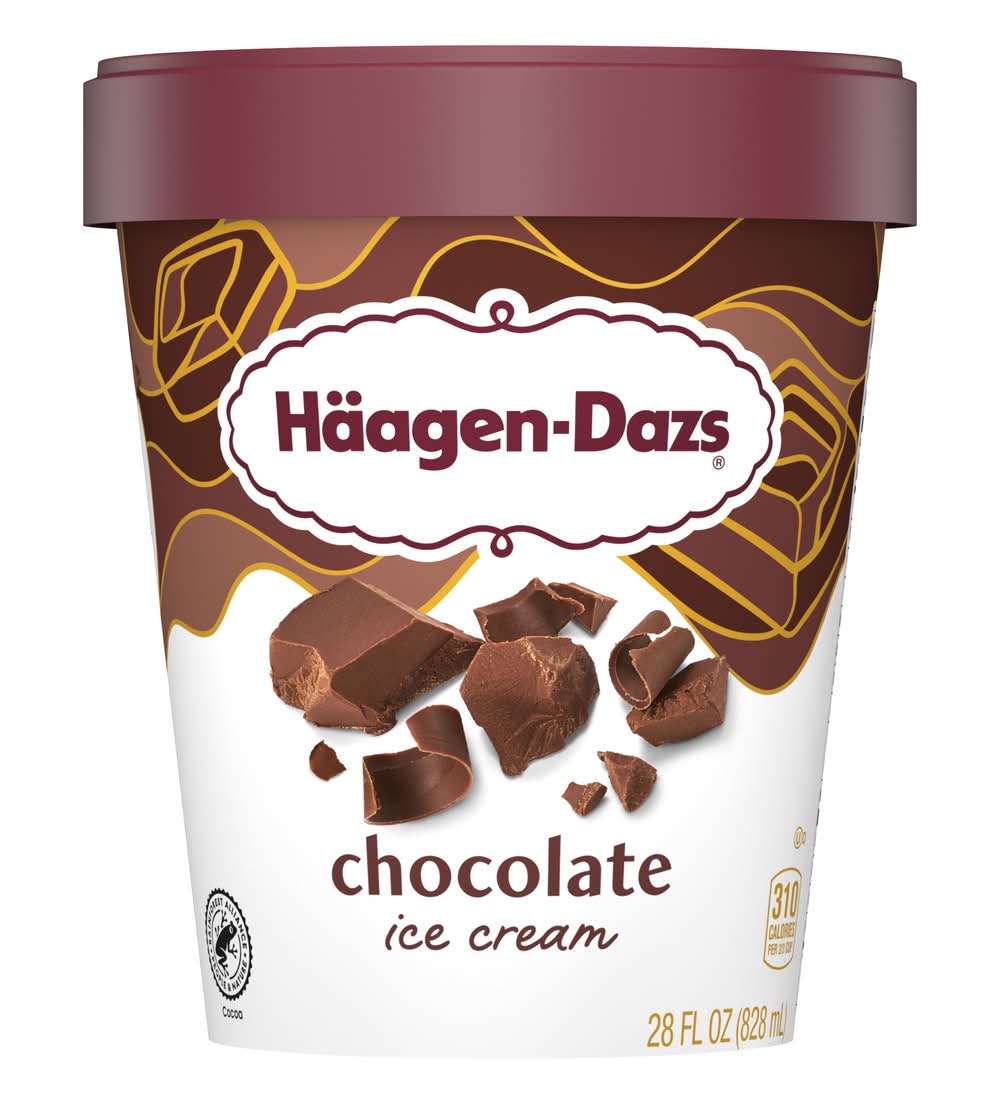 Häagen-Dazs Ice Cream, Chocolate (28 fl oz)