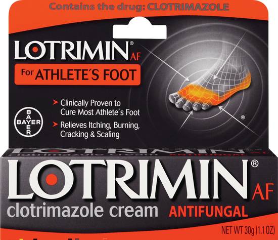 Lotrimin AF Athlete's Foot Antifungal Cream, 1.1 OZ