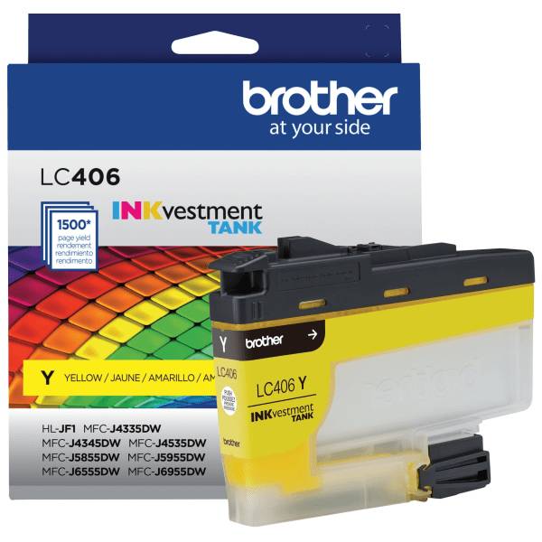 Brother Lc406 Inkvestment Tank Yellow Ink Tank Lc406y