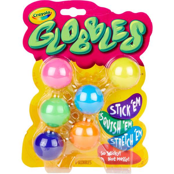 Crayola® Globble Squish Toys, Assorted Colors, Set Of 6 Toys