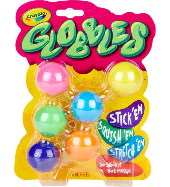 Crayola Globble Squish Toys, Assorted (6 ct)