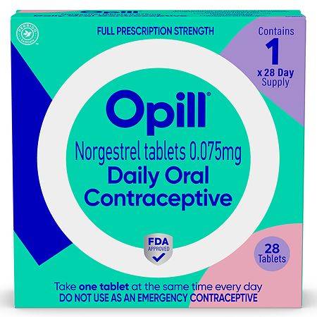 Opill Daily Oral Contraceptive Tablets