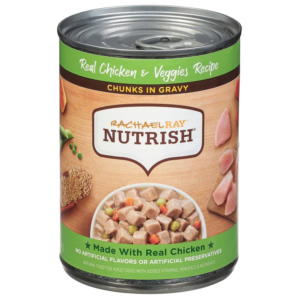 Nutrish Chunks in Gravy Real Chicken & Veggies Recipe Dog Food (13 oz)