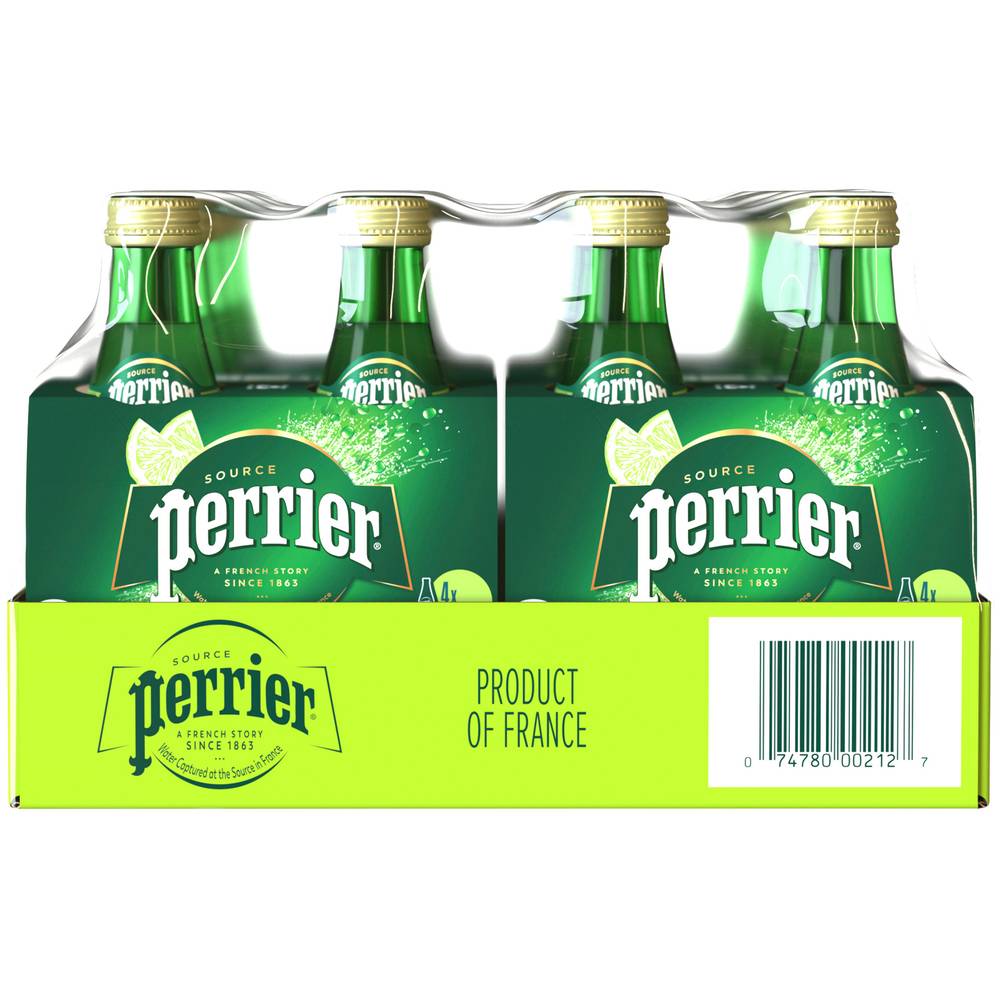 Perrier Sparkling Water, Lime (11.15 fl oz, 24 ct)