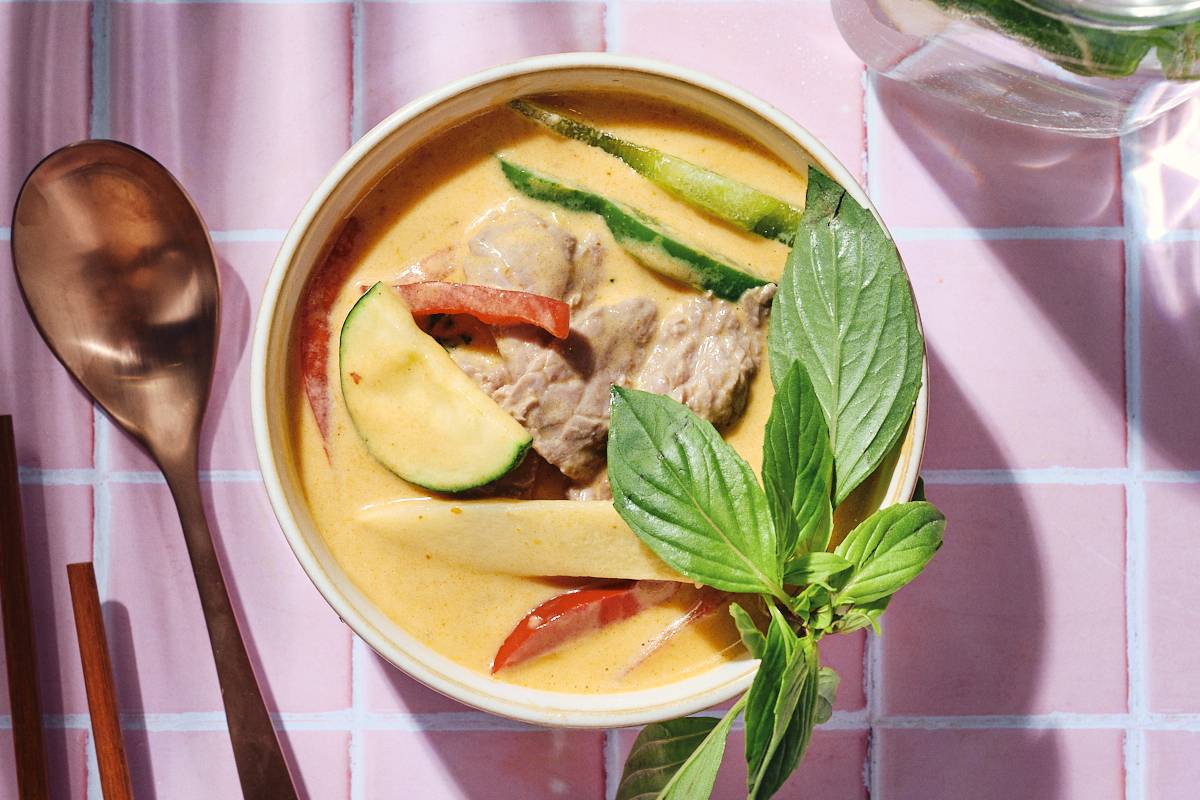 🥩Curry Rouge Boeuf 🥩- servi avec du riz