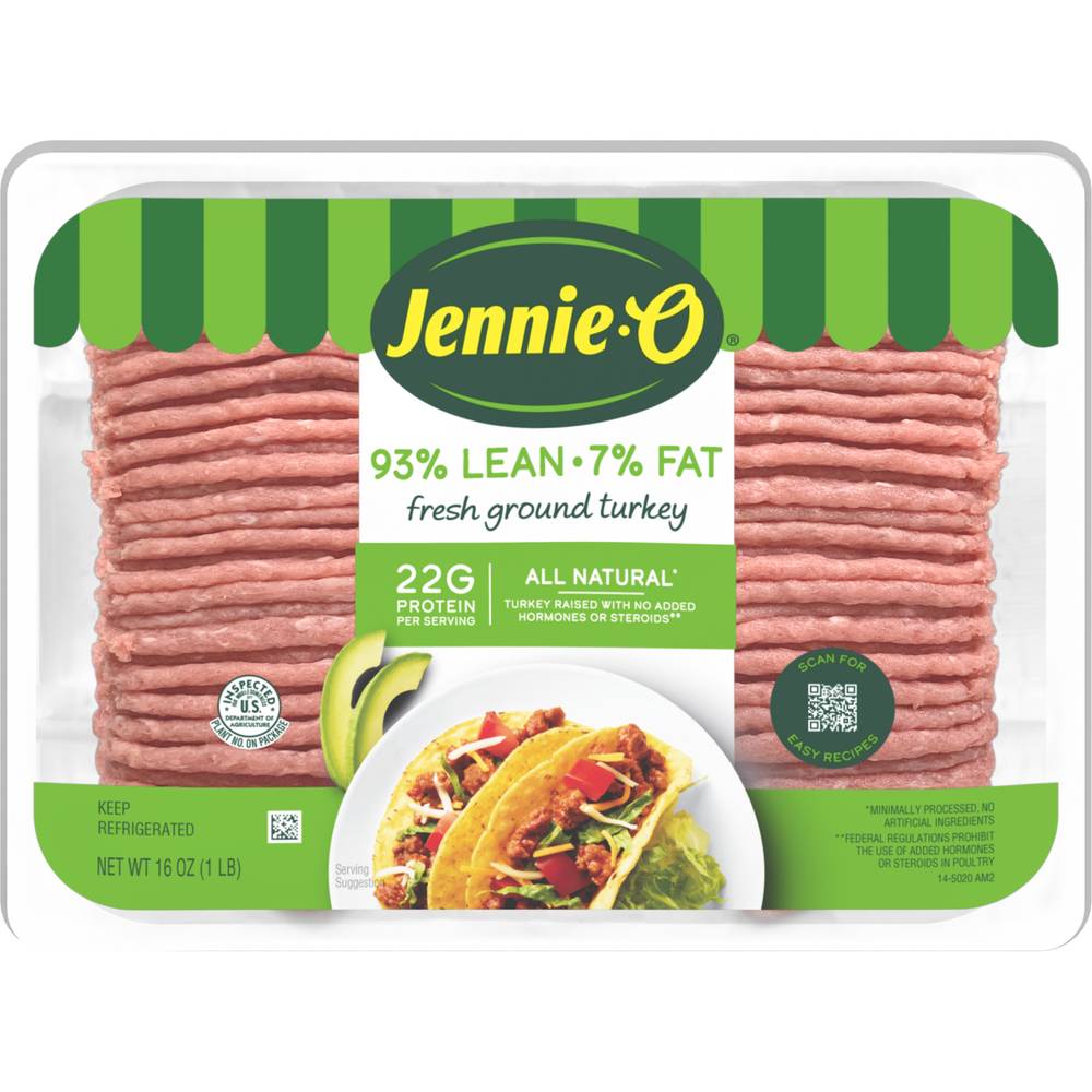 Jennie-O All Natural Fresh Ground Turkey (16 oz)