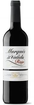 Vino tinto crianza Marqués de Valido D.O. Ca. Rioja 75 cl.