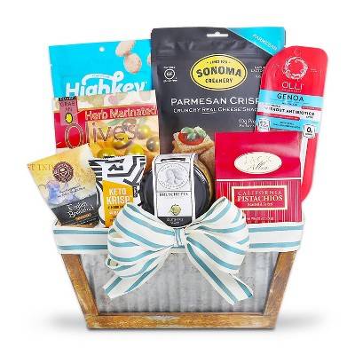 Alder Ceek Gift Baskets Gourmet Keto Friendly Gift Basket