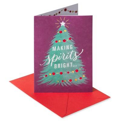 Carlton Making Spirits Bright Christmas Card