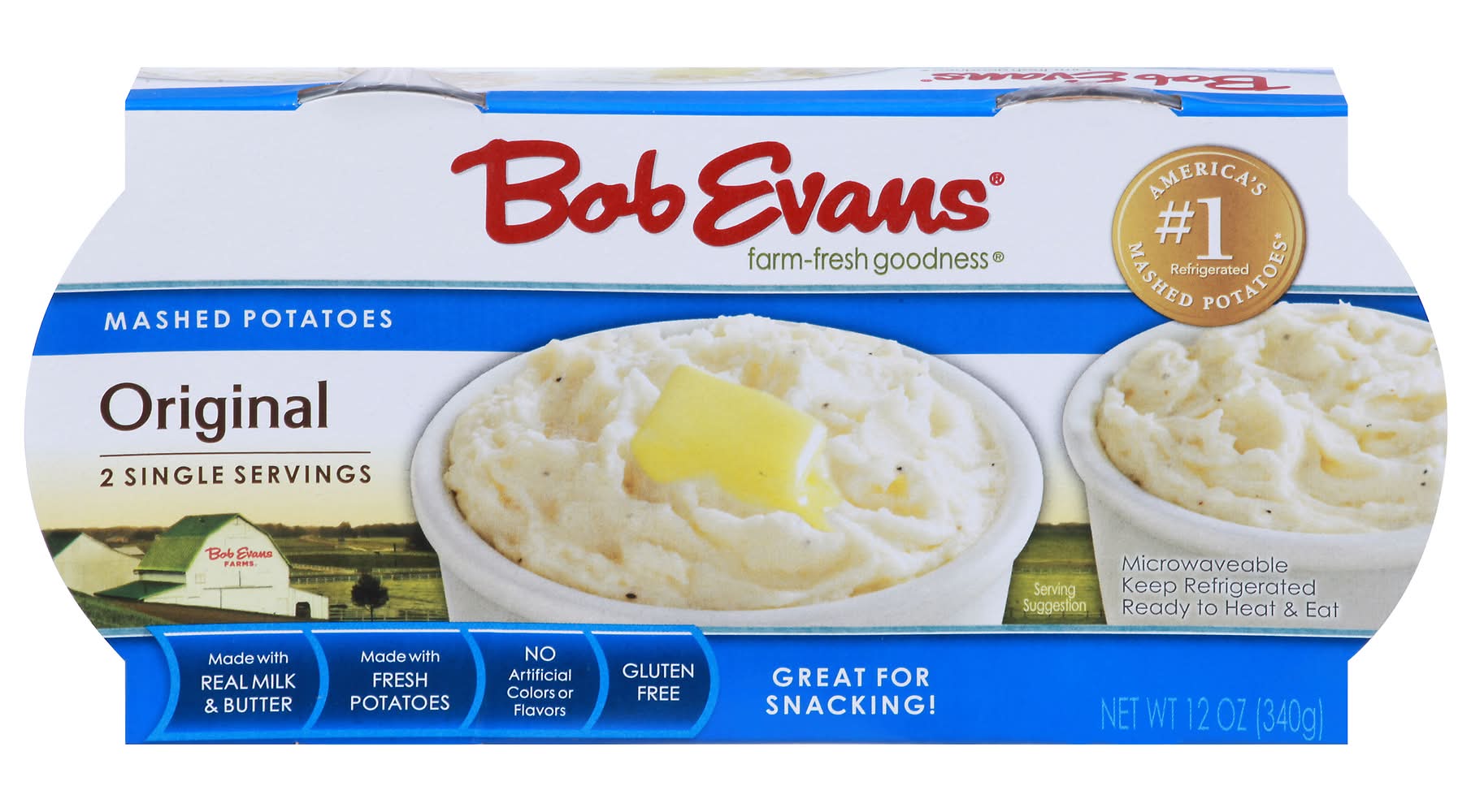 Bob Evans Original Mashed Potatoes Singles (12 oz)