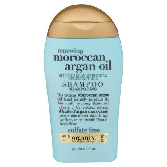 Organix huile argan du maroc + renouvelante shampooing (89 ml) - trial size argan shampoo (88.70 ml)