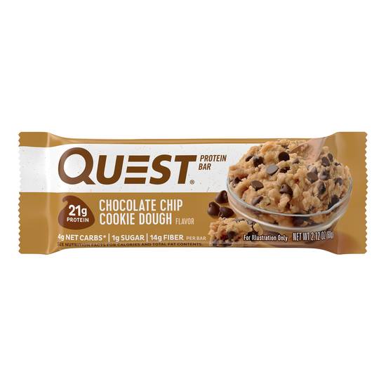 Quest Protein Bar Chocolate Chip Cookie Dough (2.12 oz)