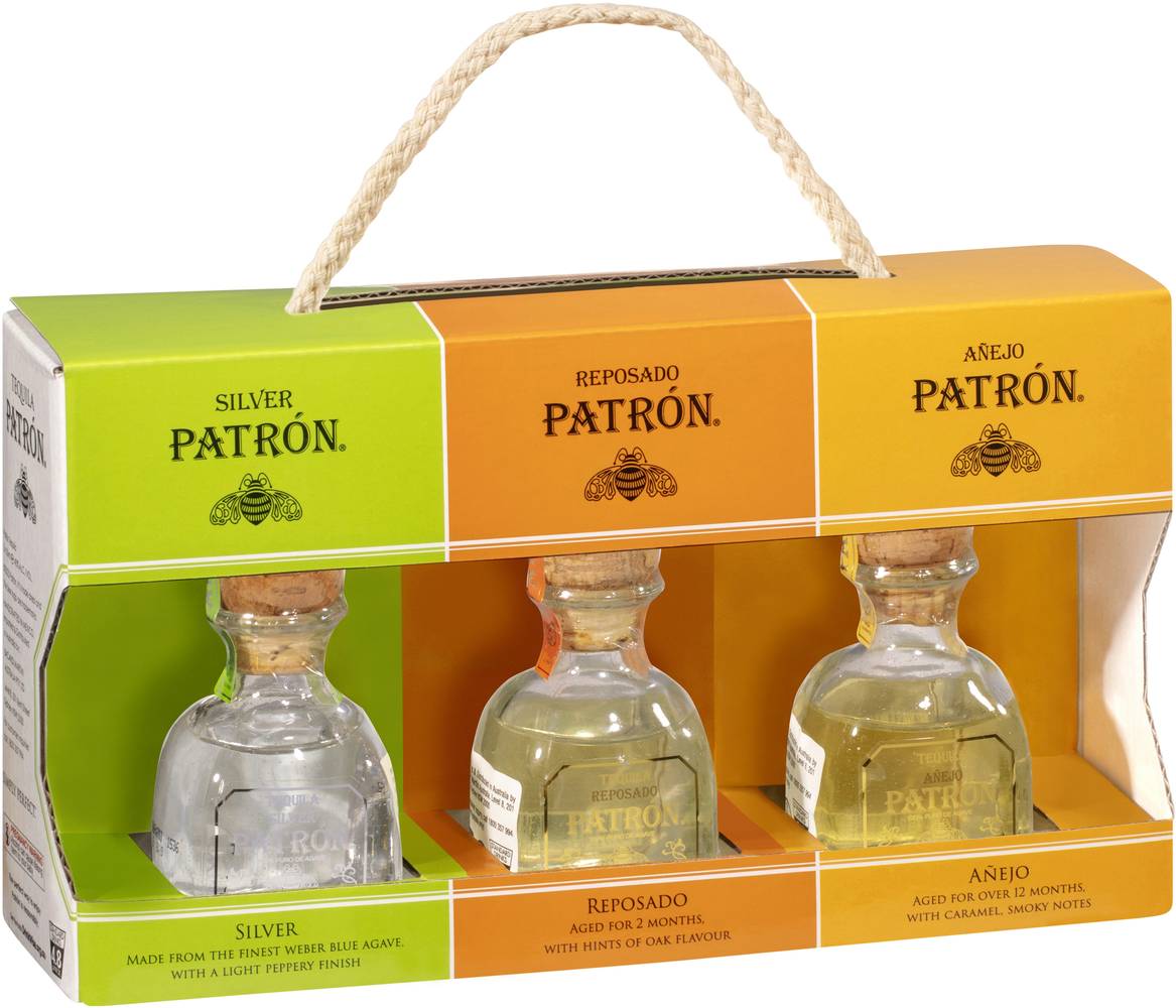 Patron Tequila 3 X 50mL Gift Pack ea