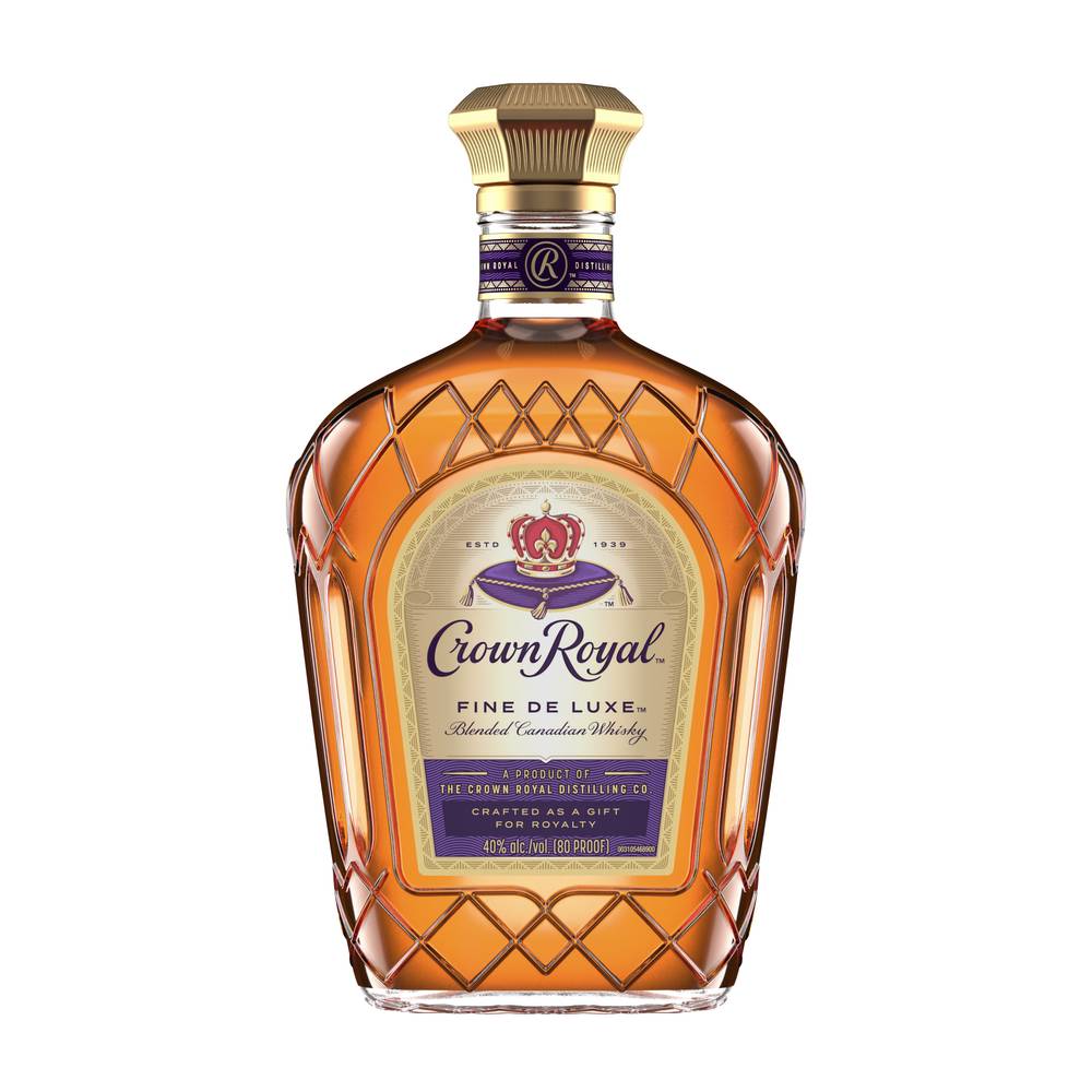 Crown Royal Fine Deluxe Blended Canadian Whisky (750 ml)