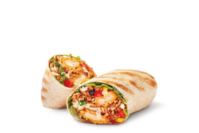 Wrap-délice poulet habanero avec fromage - croustillant