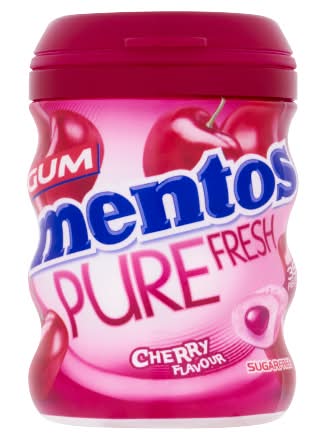 Mentos Cherry, Sugarfree Pure Fresh Gum (35 pack)