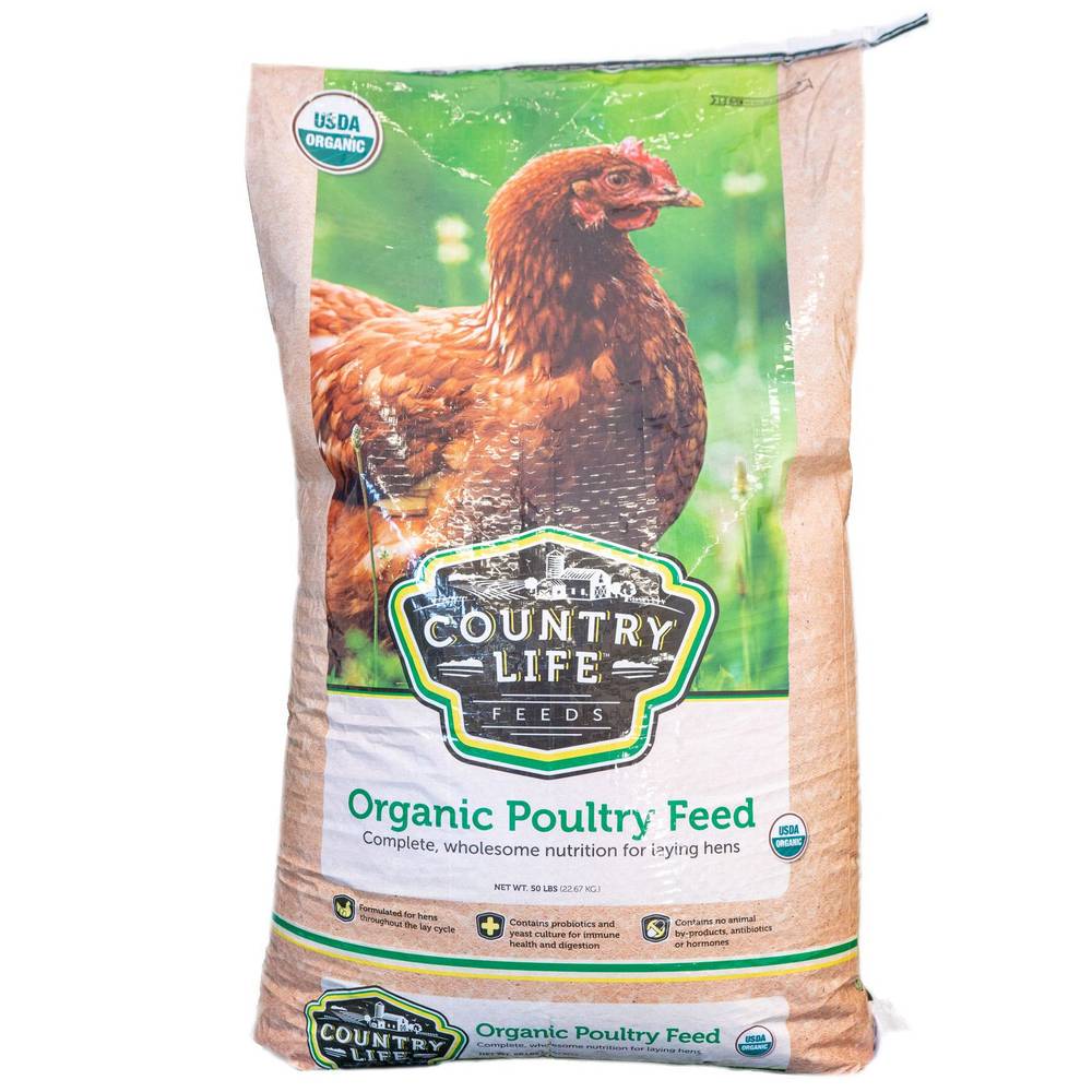 Country Life Organic Poultry Feed, 50 lbs