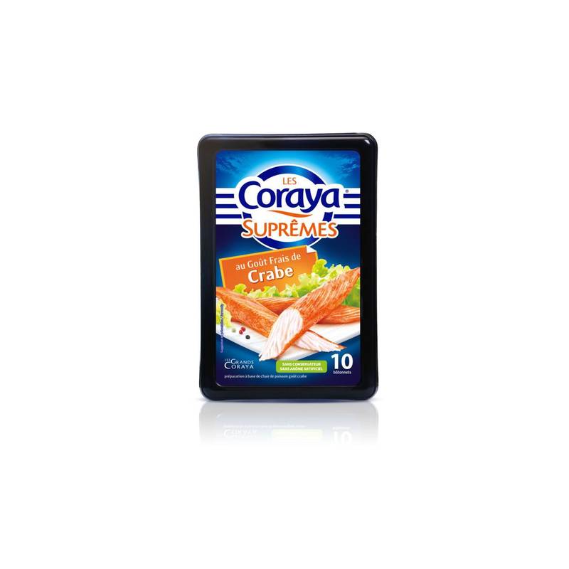Coraya - Suprêmes surimi goût crabe ( 10 pièces )
