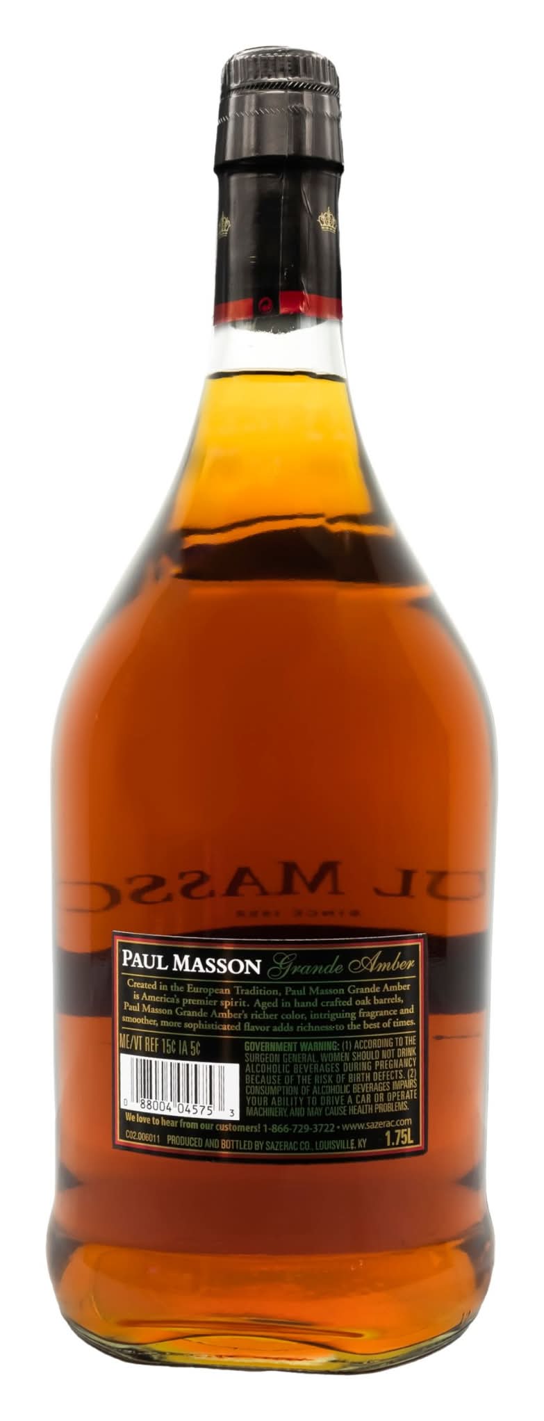 Paul Masson Grande Amber Vs Brandy (1.75 L)