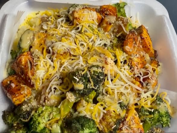 Chicken, Broccoli & Cheese Potato