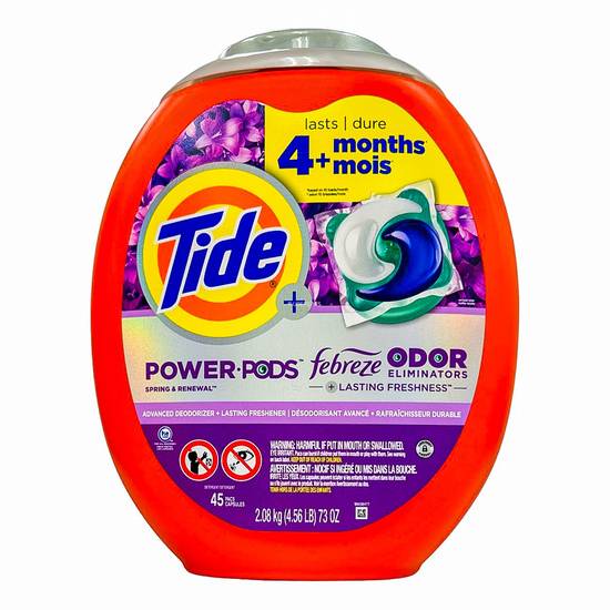 Tide Power Pods Febreze Odor Eliminator Laundry Detergent