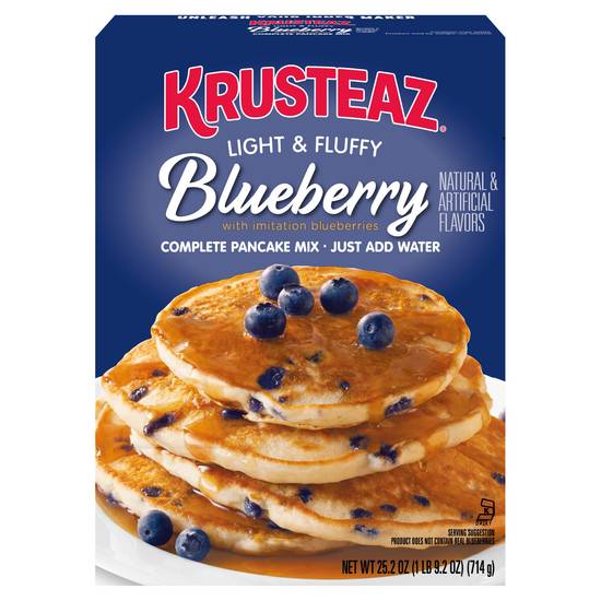 Krusteaz Complete Blueberry Pancake Mix (25.2 oz)