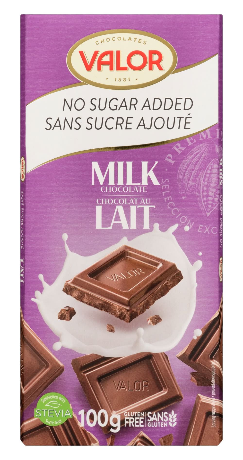 Valor chocolat valor - milk chocolate bar (100 g)