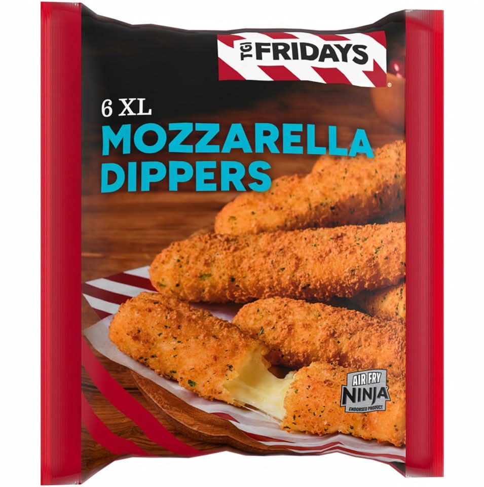 TGI Fridays 6 Pack XL Mozzarella Sticks