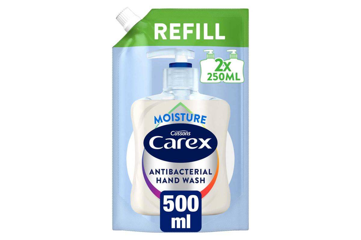 Carex Moisture Hand Wash Liquid Soap Refill 500ml