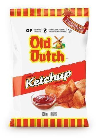 Old Dutch Ketchup Potato Chips, Bbq (180 g)