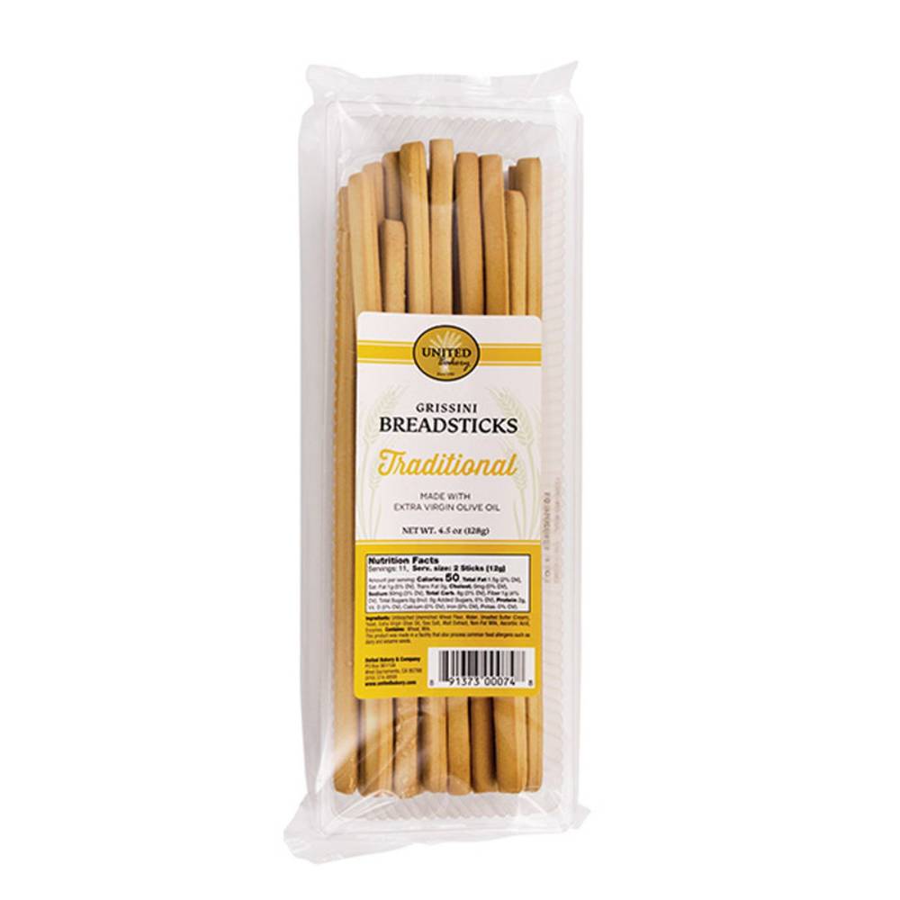 United Bakery Traditional Breadsticks 4.5 Oz