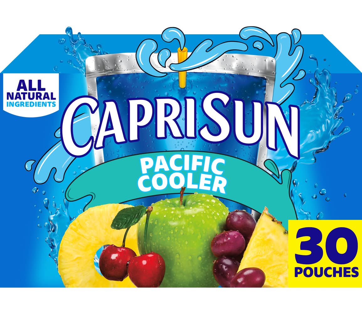 Capri Sun Pacific Cooler Juice Drink, Mixed Fruit (30 x 6 fl oz)