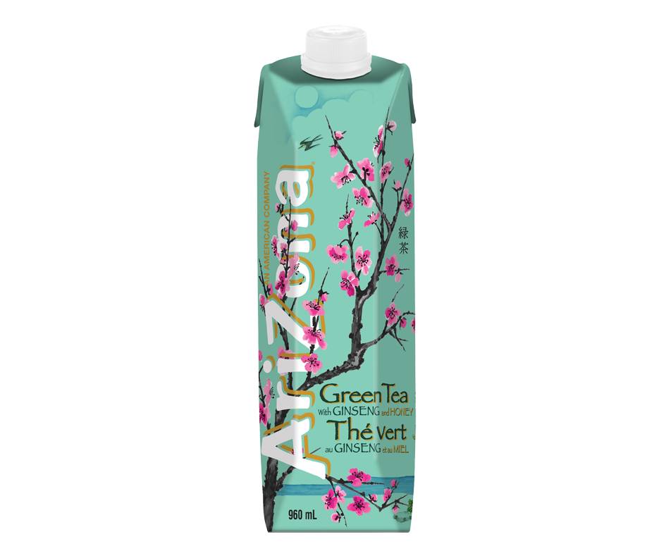 Arizona thé vert au ginseng et au miel (960 ml) - green tea with ginseng and honey (960 ml)