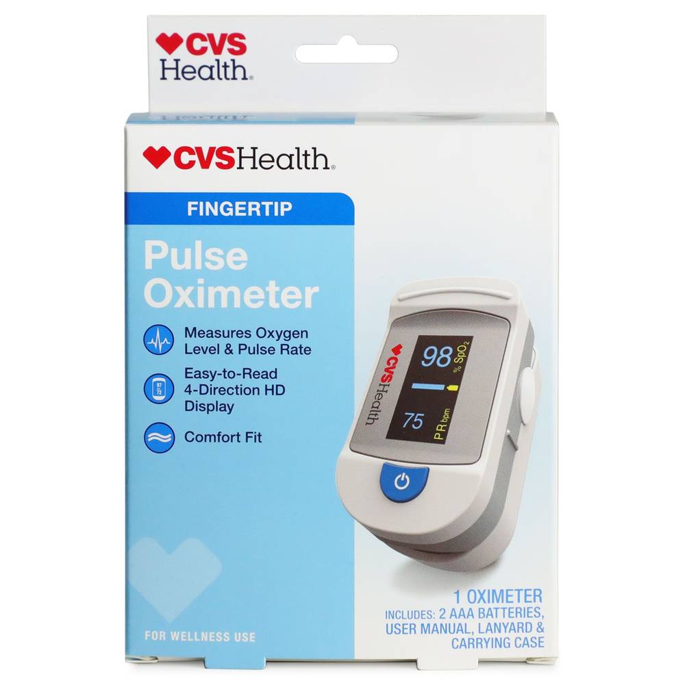 Cvs Health Fingertip Pulse Oximeter