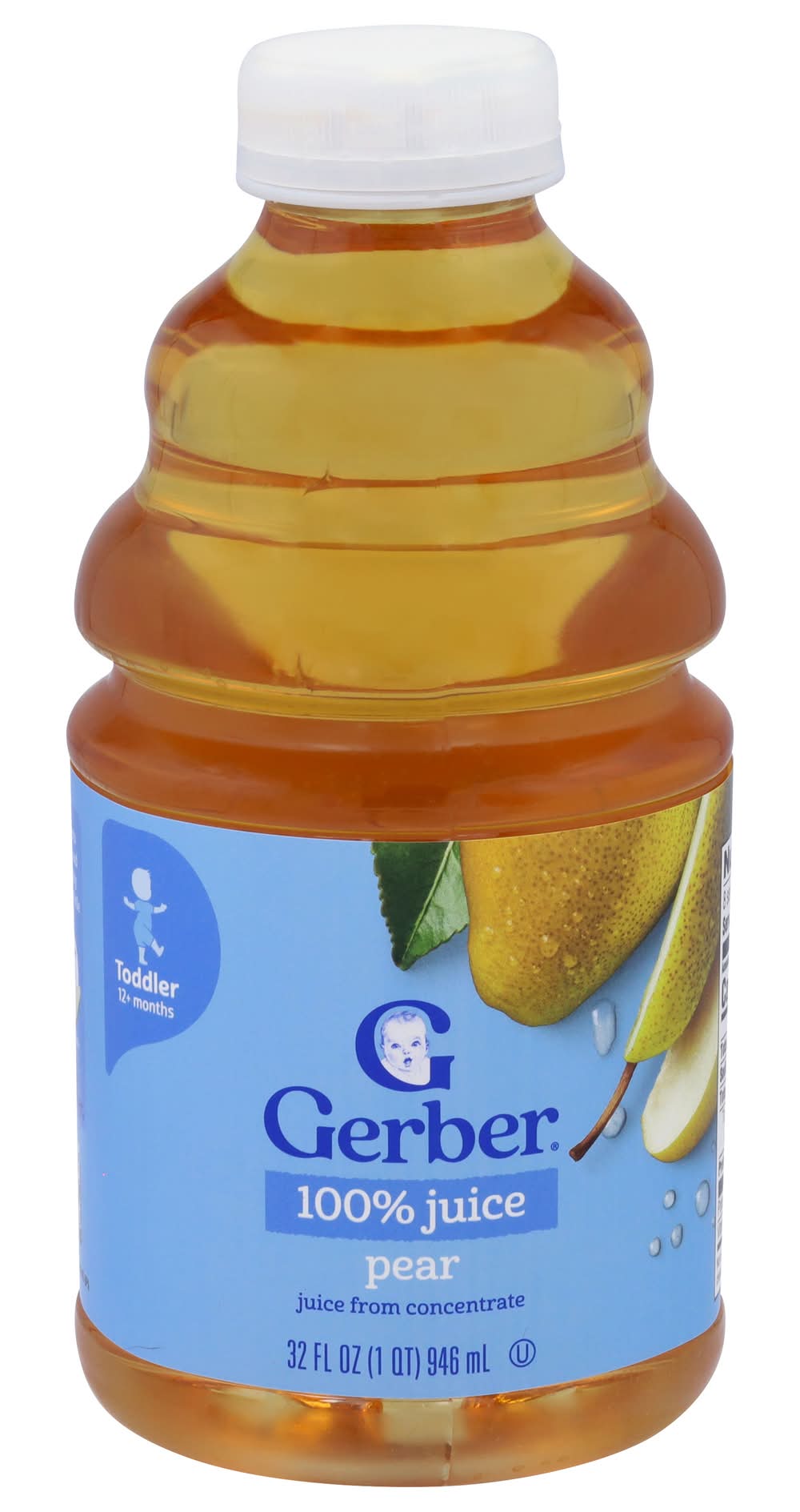 Gerber Toddler 100% Juice 12+ Months, Pear (32 fl oz)