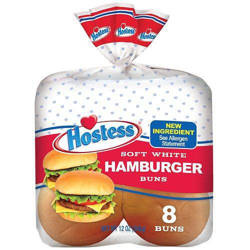 Hostess Hamburger Buns - 8.0 ea
