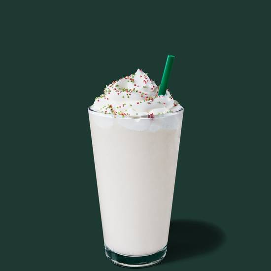 Order Sugar Cookie Almondmilk Crème Frappuccino® Blended Beverage food online from Starbucks store, Palmetto Bay on bringmethat.com