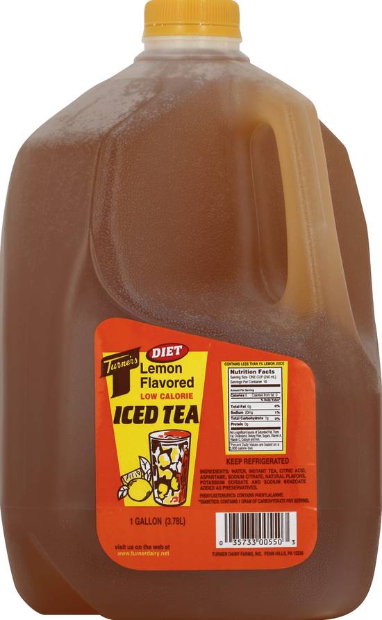 Turner's Iced Tea (1 gal) (lemon)