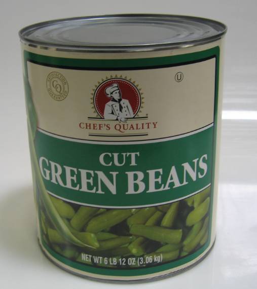 Chef's Quality - Cut Green Beans - #10 cans